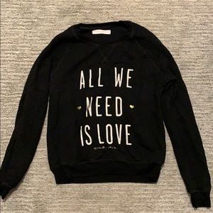 Spiritual Gangster “All we need is love” sweater